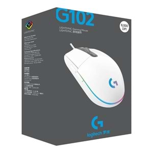 LOGITECH G G102 910-005824 OYUNCU MOUSE BEYAZ