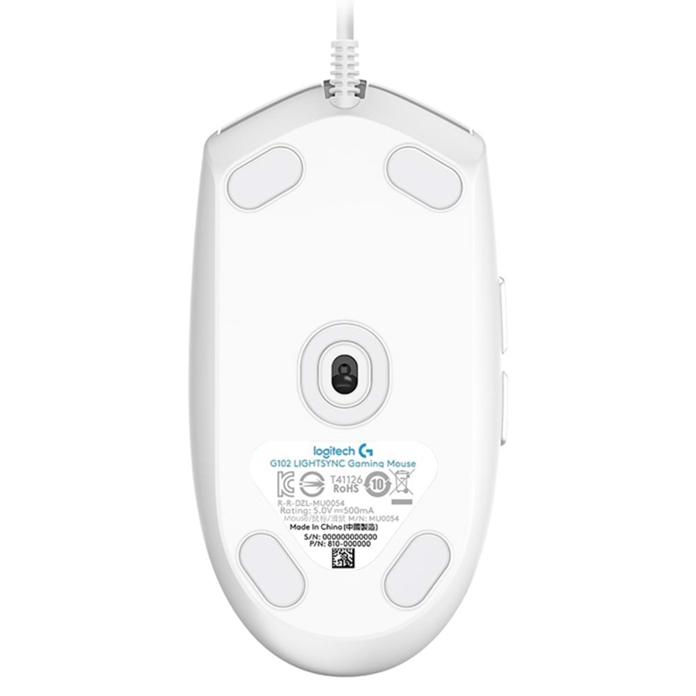 LOGITECH G G102 910-005824 OYUNCU MOUSE BEYAZ