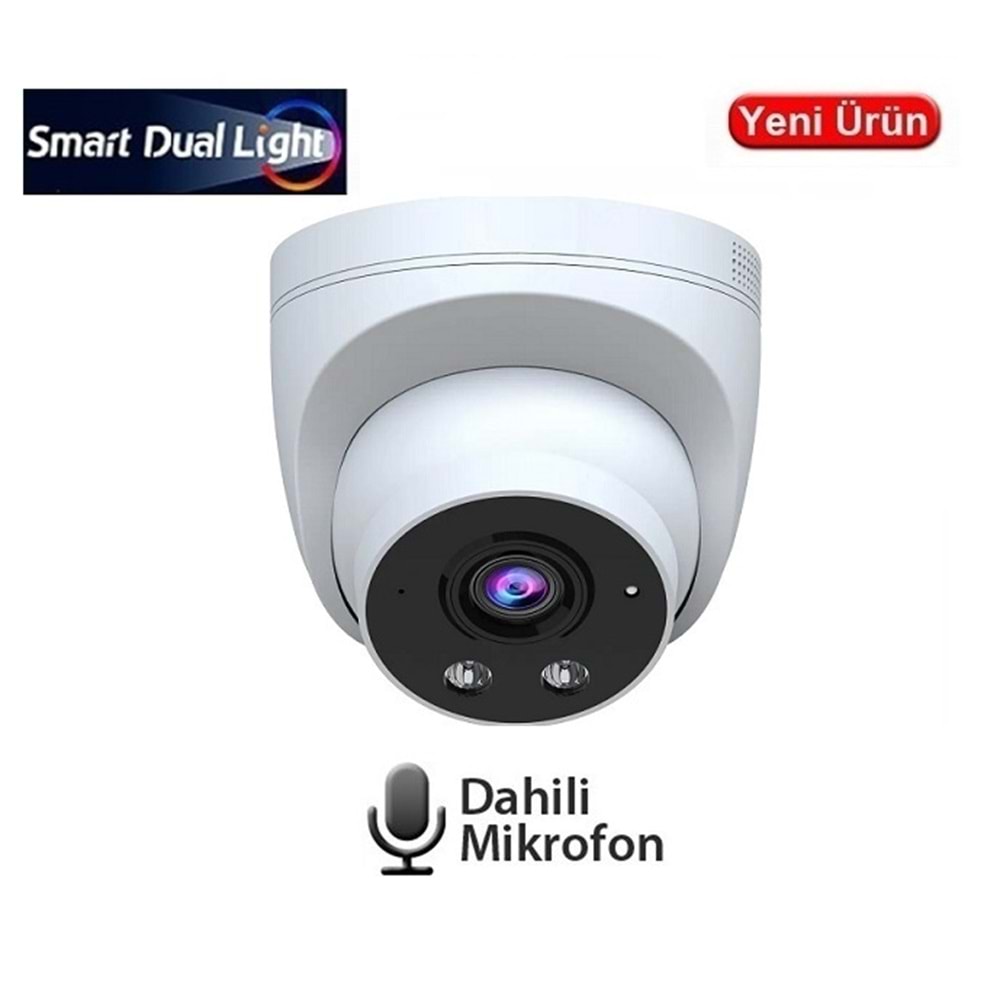 EZCOOL EZ-1115IPS 5MP 2.8MM SMART DUAL SESLİ POE IP DOME KAMERA