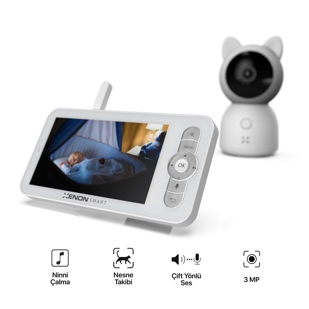XENON SMART MONITORLU BEBEK KAMERASI X7202