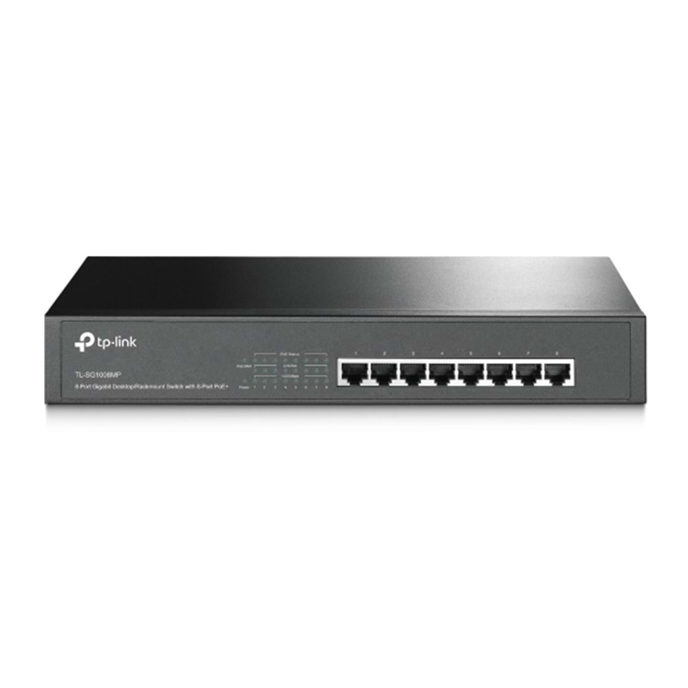 TP-LINK TL-SG1008MP 8PORT 10/100/1000 YÖNETİLEMEZ POE SWITCH