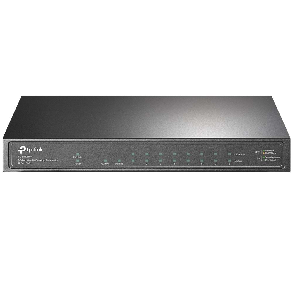TP-LINK TL-SG1210P 10PORT 10/100/1000 YÖNETİLEMEZ POE SWITCH