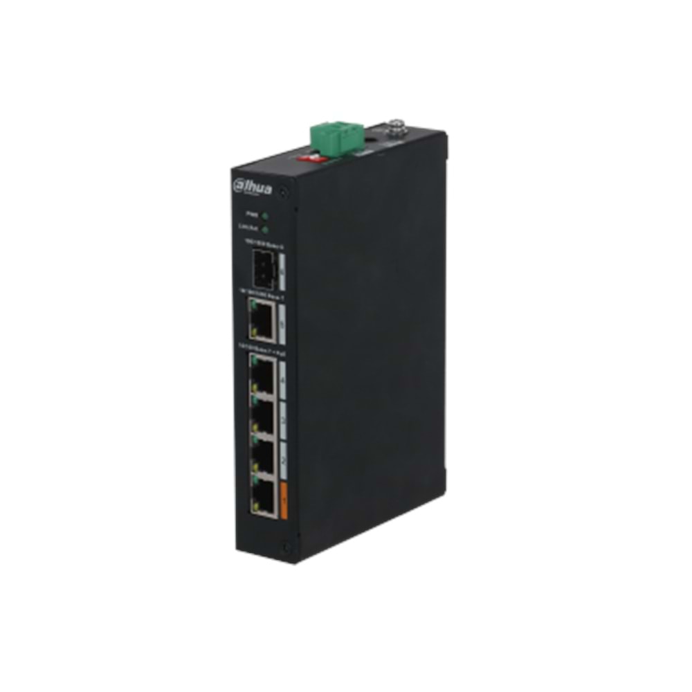 DAHUA PFS3106-4ET-60 4 PORT 4XFE-2XFE YÖNETİLEMEZ MEGABİT 60W POE SWİTCH