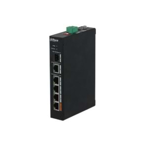 DAHUA PFS3106-4ET-60 4 PORT 4XFE-2XFE YÖNETİLEMEZ MEGABİT 60W POE SWİTCH