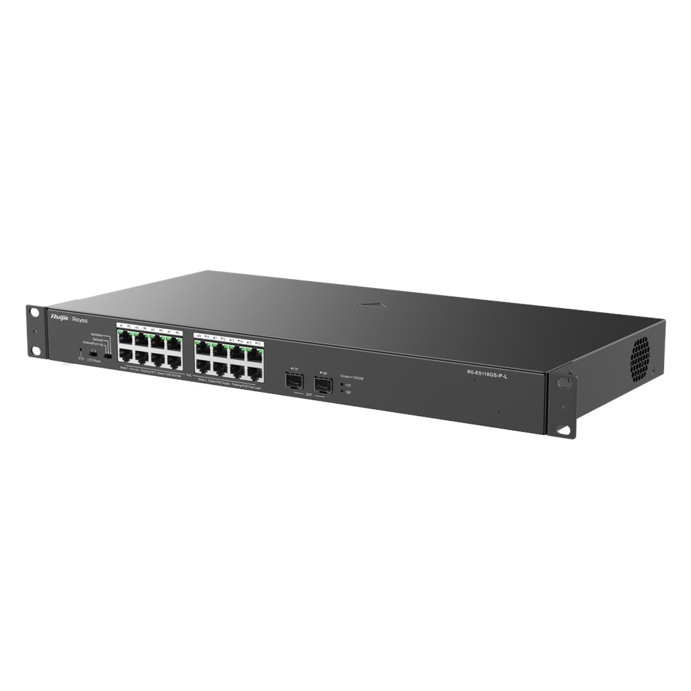 RUİJİE-REYEE RG-ES118GS-P-L 18XGE F.GIGABIT 247W POE SWİTCH