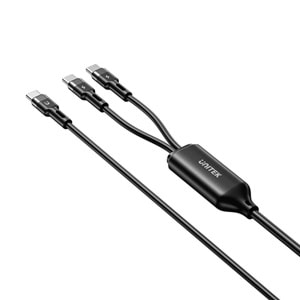 UNITEK 2in1 TYPE-C HIZLI ŞARJ KABLO (C14146ABK01-1.8M)