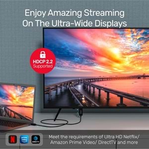 UNITEK MINIDISPLAY TO HDMI 4K&30Hz 2 MT (V1152A)