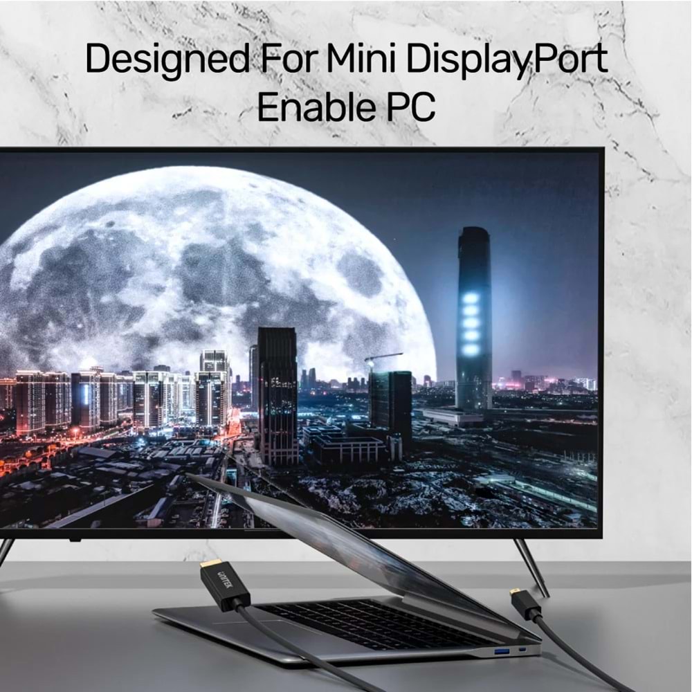 UNITEK MINIDISPLAY TO HDMI 4K&30Hz 2 MT (V1152A)
