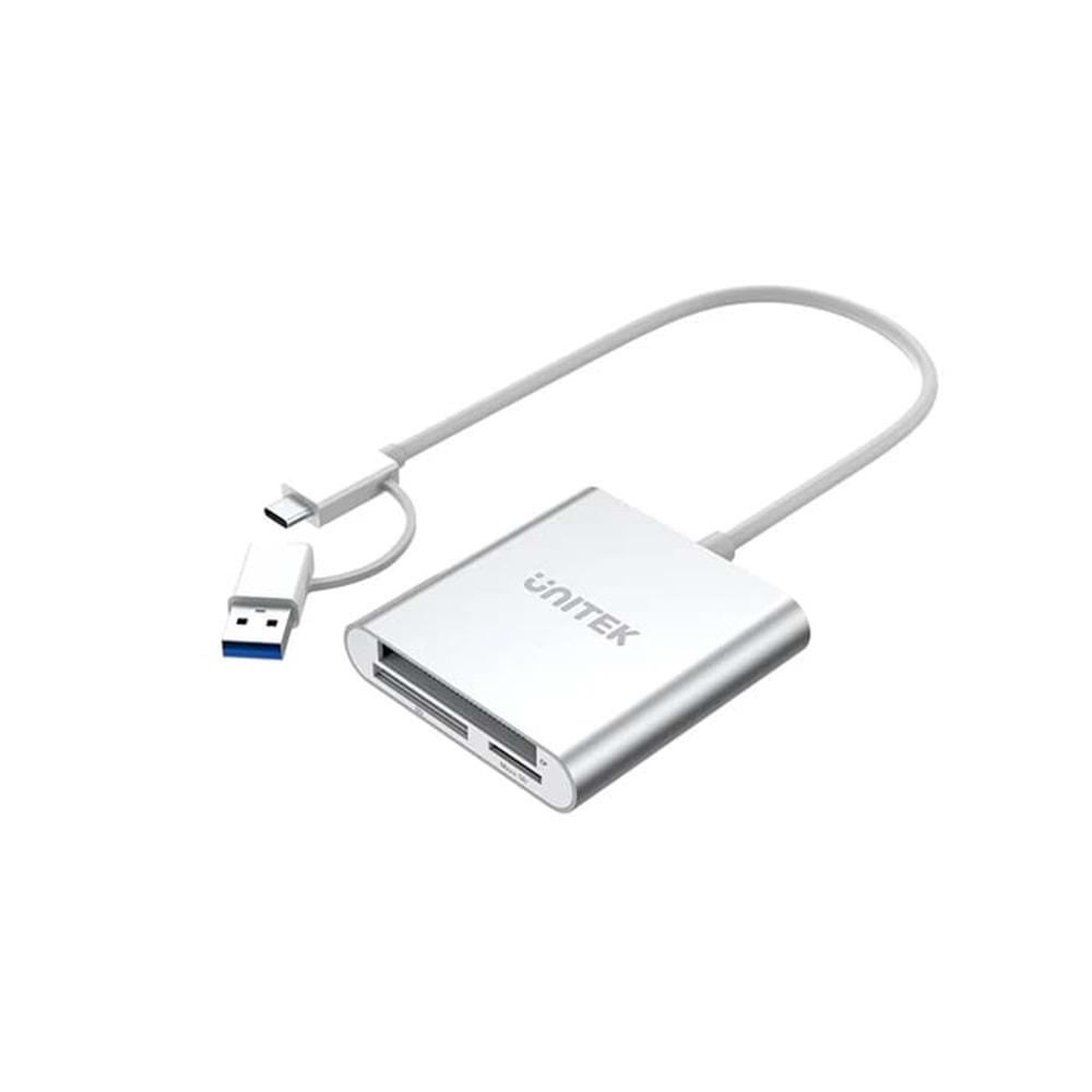 UNITEK USB-C KART OKUYUCU SD/CF/MICROSD (Y-9313D)