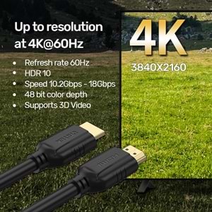 UNITEK HDMI2.0 KABLO 20MT 4K&60Hz (C11079BK-20M)