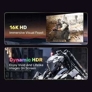 UNITEK DISPLAY PORT 2.1 KABLO 2MT 16K (C1626GY-2M)