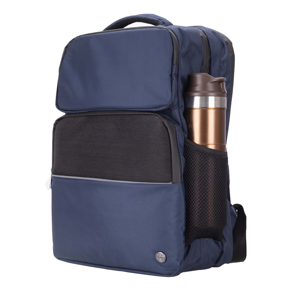 PLM OCTAGON NOTEBOOK SIRT ÇANTASI LACİVERT 15.6"