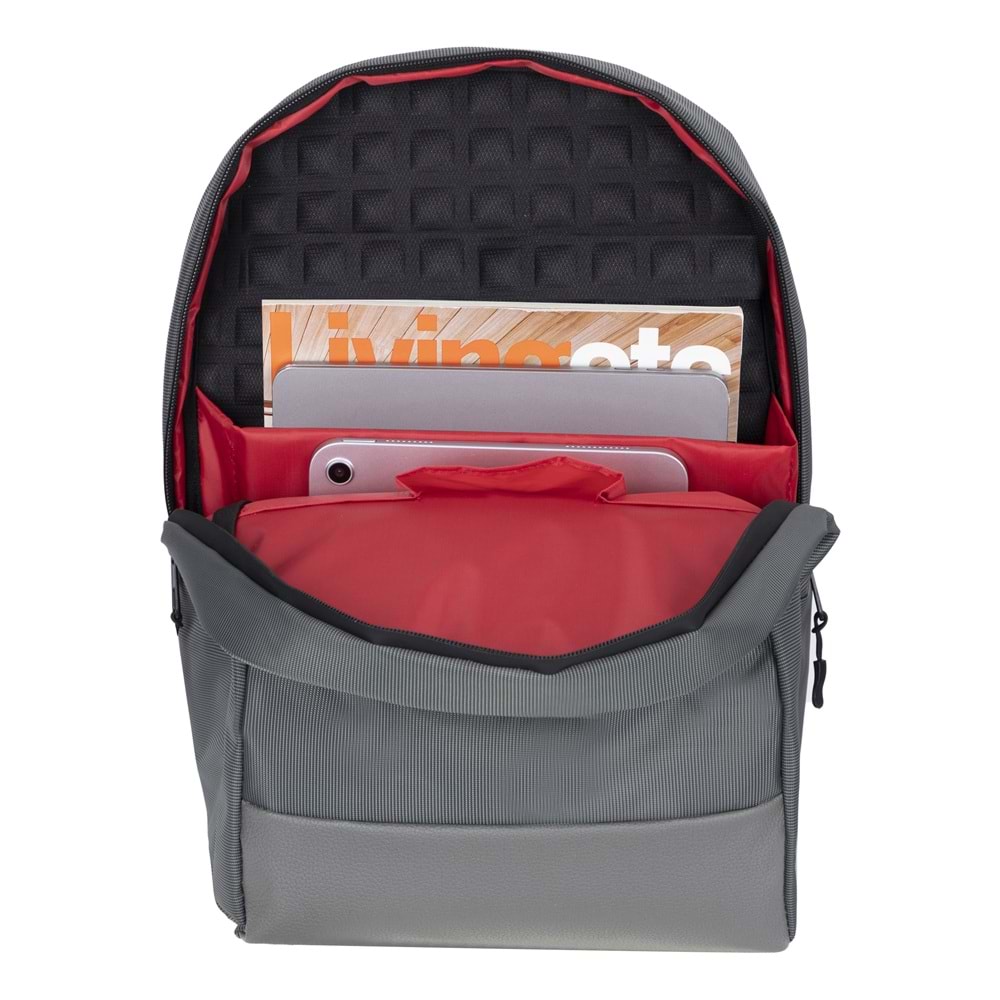 PLM PALMA NOTEBOOK SIRT ÇANTASI GRİ 15.6"