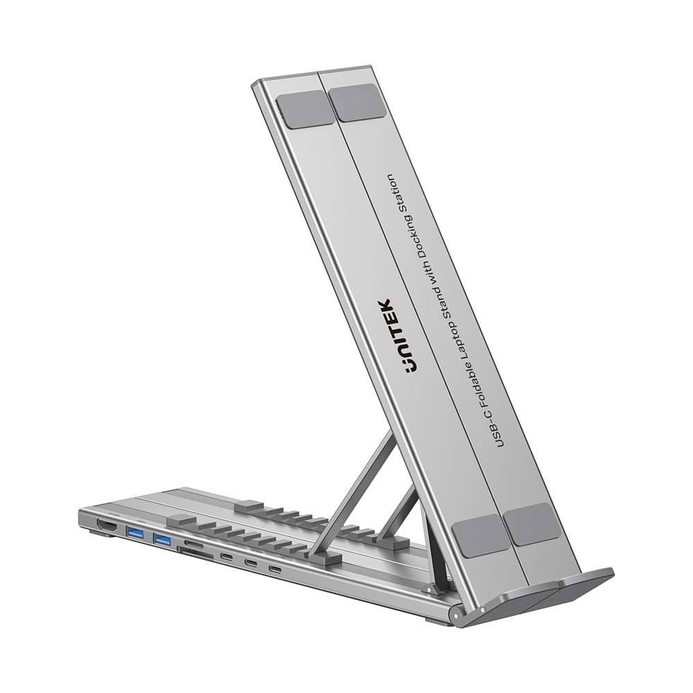 UNITEK KATLANABİLİR NOTEBOOK STANDI VE DOCKING STATION (D1137AGY01)