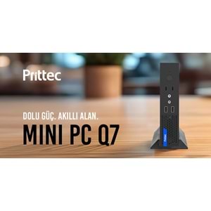 PRITTEC OX3 Q7-TH610L MINI PC I3-12100 / 8GB / 512 Nvme M2 / Free Dos